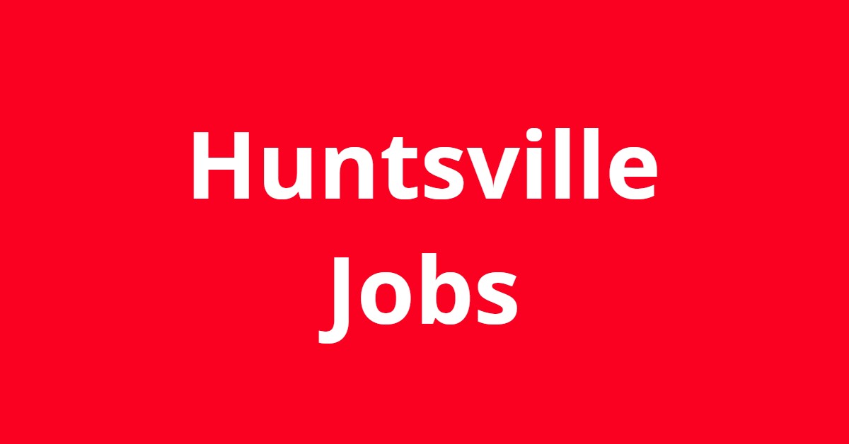 Jobs in Huntsville AL