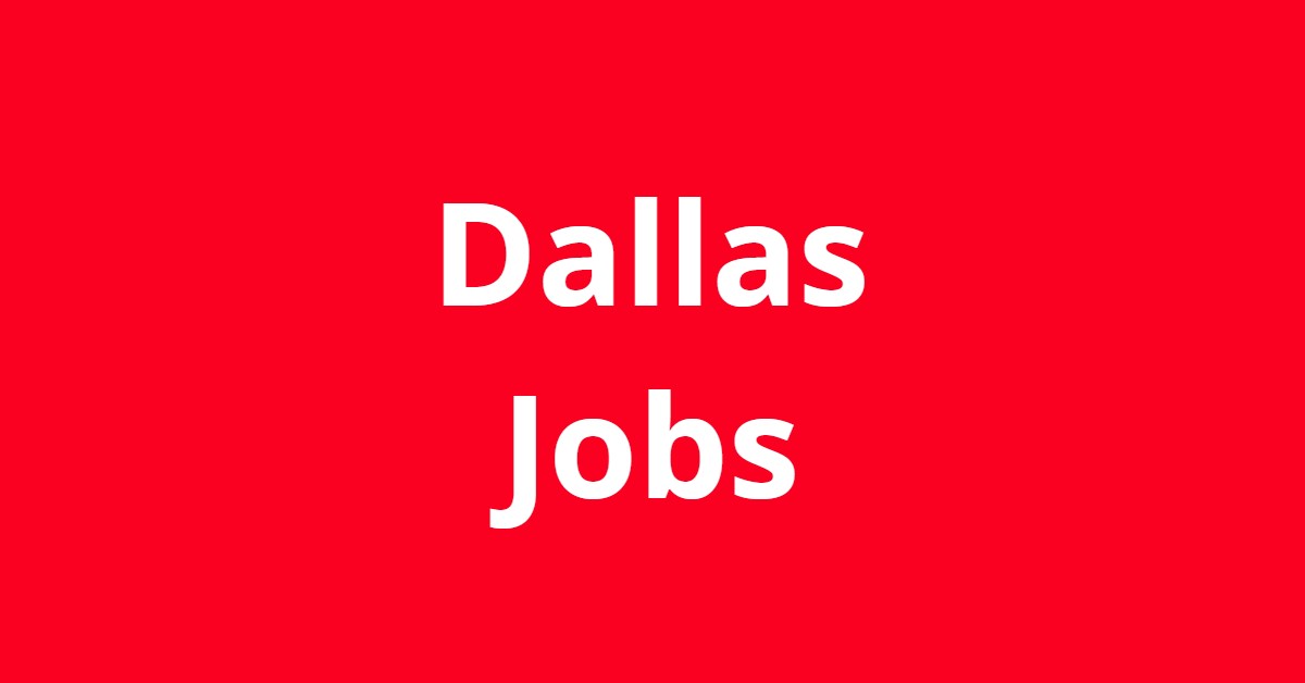 Jobs in Dallas TX
