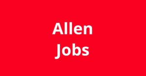 Jobs In Allen TX