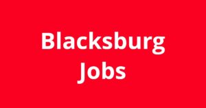 Jobs In Blacksburg VA
