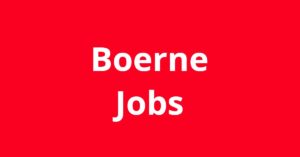 Jobs In Boerne TX