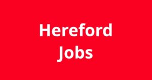 Jobs In Hereford TX