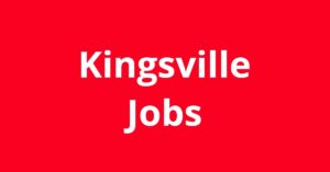 Jobs In Kingsville TX
