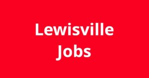 Jobs In Lewisville TX