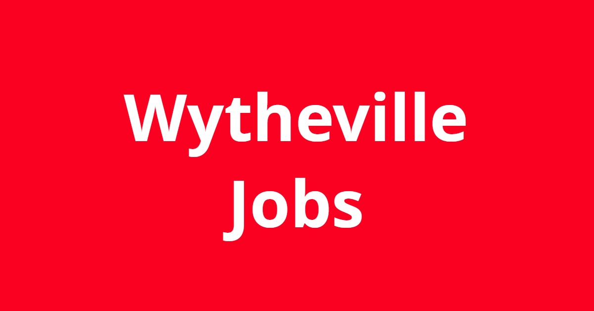 Jobs In Wytheville VA